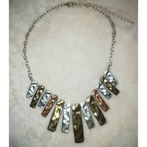 📿KK JEWELRY MULTI COLORED METAL NECKLACE